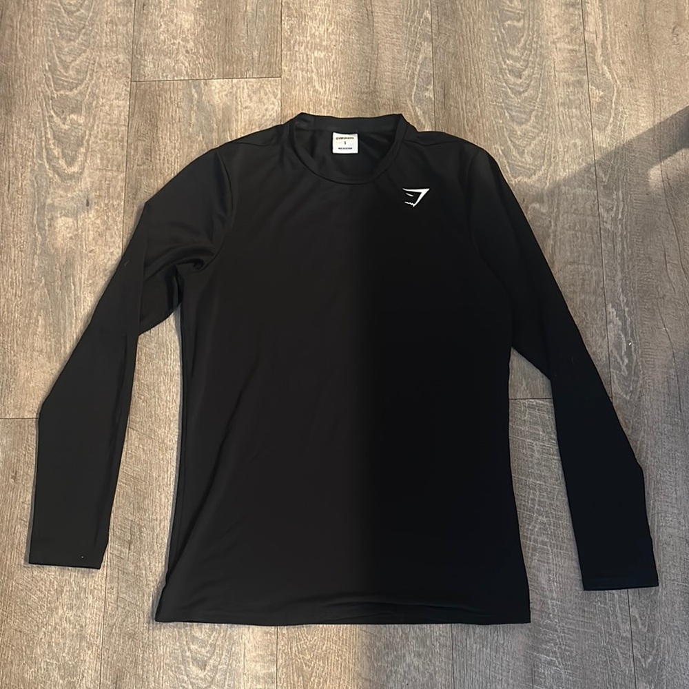 black gymshark long sleeve